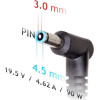 Akyga ����������� Laptop 19.5V / 4.62A 90W �� ����� 4.5 x 3.0mm + Pin ������� �� HP / Compaq - (AK-ND-26)