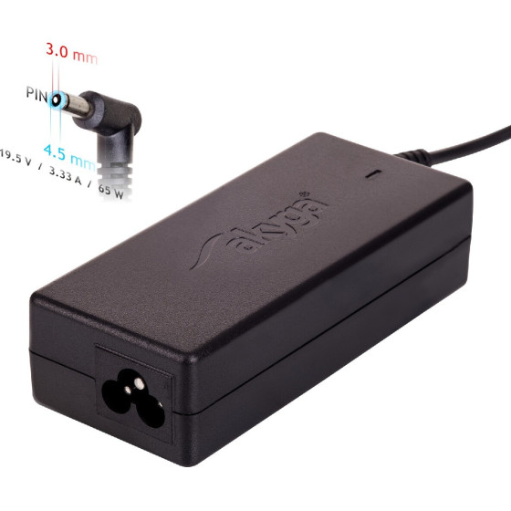 Akyga ����������� Notebook 19.5V /3.34A 65W 4.5 x 3.0mm Dell 1.2m - (AK-ND-58)