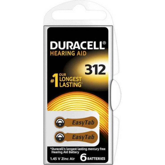 Duracell ��������� ���������� ��������� 312 Activair 1,45V ���. 6
