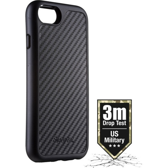 Energizer ���� Shockproof Carbon �� ����������� Drop Test 3 ������ ��� Apple iPhone 7 / 8 / SE (2020) ����� - (ENCOUL3MIP7CB)