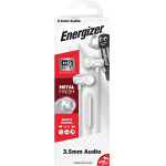 Energizer Hands Free CIA10 Metal Stereo 3.5mm ����� �� ��������� ��� ������� ��������� ����������� 1,2� - (CIA10WH)