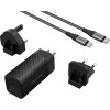 Energizer ��������� �������� PD65W �� ����� USB-C/USB-A ����� GaN Tech �� ������� USB-C �� USB-C - (A65MUC)