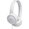 JBL ��������� Stereo On-ear 3.5mm Pure Bass Sound �� ��������� T500WHT ����� - (Tune 500)