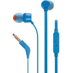 JBL Hands Free In-ear 3.5mm 9mm Dynamic Driver Pure Bass Sound �� ��������� T160BLU ���� - (Tune 160)