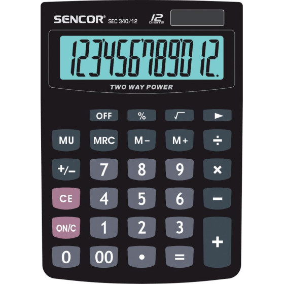 Sencor ������������ Dual 12 ������ LCD Display ����� - (SEC 340/12)