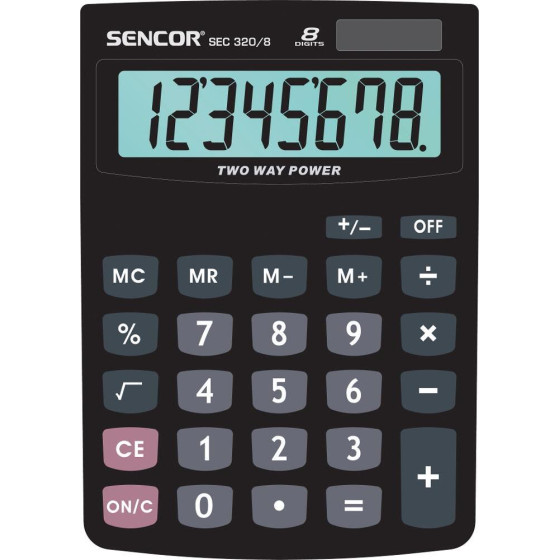 Sencor ������������ Dual 8 ������ LCD Display ����� - (SEC 320/8)