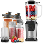 Sencor �������� Set Smoothie Maker 300/600/900ml 800W ����� - (SBL 7570SS)