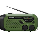 Sencor ��������� Camping ������ �� USB-C, Hand Crank ��� ����� ������� LED FM/AM IPX4 ������� - (SRD 1000SCL GR)