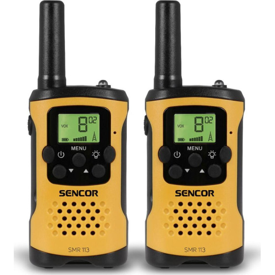 Sencor Walkie Talkie ��� 2��� �� Y������ Hands Free ����� ������� 5 km 3��� �����/������� - (SMR 113)