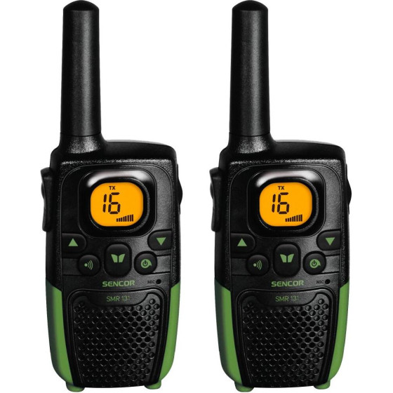 Sencor Walkie Talkie ��� 2��� �� Y������ Hands Free ����� ������� 7 km 3��� �����/������� - (SMR 131)