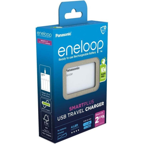 Panasonic ��������� ��������� Eneloop ��� AA/AAA 4 ������ �� ���������� Powerbank - (BQ-CC87)
