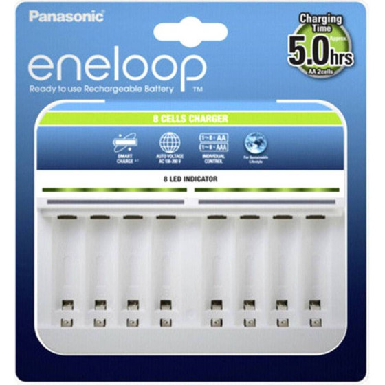 Panasonic ��������� ��������� Eneloop BQ-CC63E ��� AA/AAA 8 ������