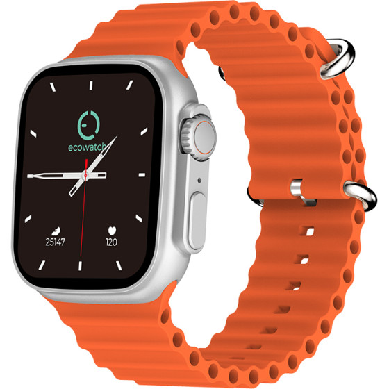MaxCom Smartwatch Ecowatch 2 1.95'' 230mAh IP67 ����� �� ��������� Silicon Band �� Call Function - (EW02)