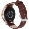 MaxCom Smartwatch FW48 Vanad Satin IP67 200mAh �� 1.32'' Amoled Ecoleather Band Gold Satin - (FW48 Vanad Gold Satin)