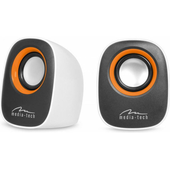 Media-Tech ����� Stereo Ibo 3.5mm �� ���������� Usb 6W ����� - (MT3137W)