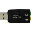 Media-Tech ��������� ����� ���� 2X3.5mm ������ �� Usb 5.1 �������� ����� - (MT5101)