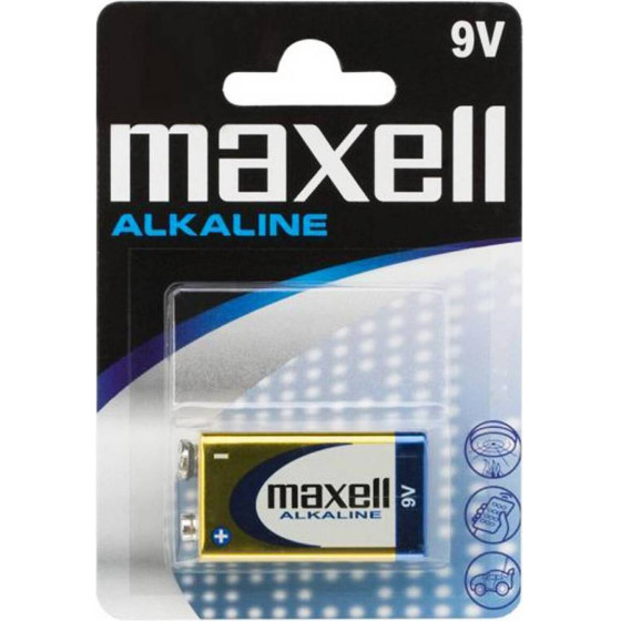 Maxell �������� Power Alkaline Size 9V ���. 1 - (6LR61)