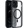 Is Tpu Full Matte Mag Iphone 12 Pro Black Backcover - (MAGFMIP12P)