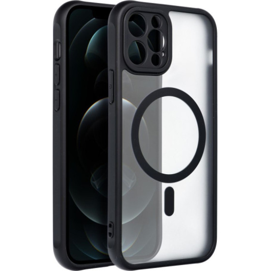 Is Tpu Full Matte Mag Iphone 12 Pro Black Backcover - (MAGFMIP12P)