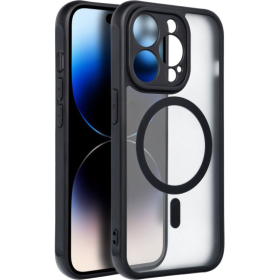 Is Tpu Full Matte Mag Iphone 14 Pro Black Backcover - (MAGFMIP14P)