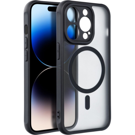 Is Tpu Full Matte Mag Iphone 15 Pro Max Black Backcover - (MAGFMIP15PM)