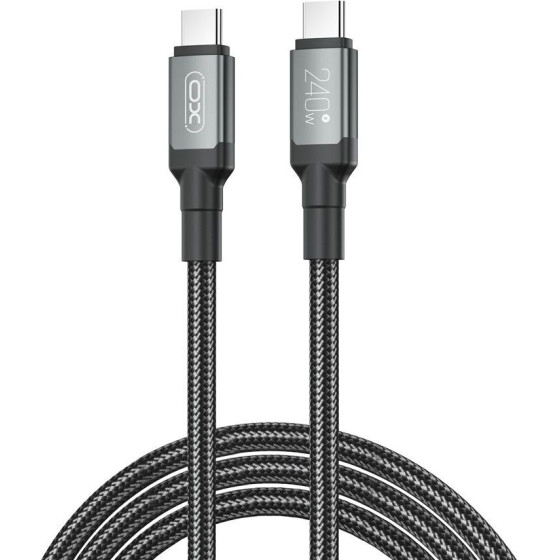 XO NB-Q264B Type-c To Type-c 240W High Power Data Cable 2m