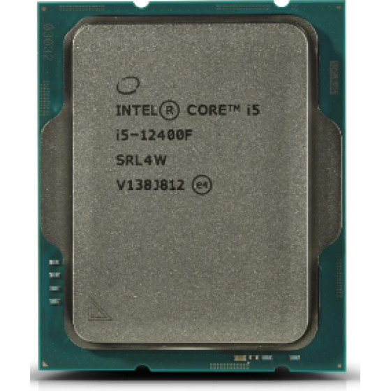Intel Cpu Core i5 12400F TRAY, 6C/12T, 2.50GHz, Cache 18MB, Socket LGA1700 12th GEN, 1YW. - (CM8071504650609)