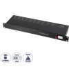 GloboStar Splitter ����������� & ��������� ������� Dmx 8 �������� - Rack Mount - Ac 220-240V IP20 - �48 x �17 x �4.5cm - 2 ������ ������� - (51178)