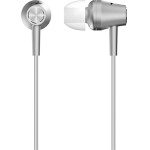 Genius Earbud HEADSET, Head PHONES, MIC, Super Bass - (1M3KYE-HSM360/SILVER])