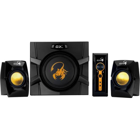 Genius Speakers 1WAY, 2.1CH, 70W, Wooden SUB, BLACK, V+B/C - (1M2KYE-SWG21/3000)