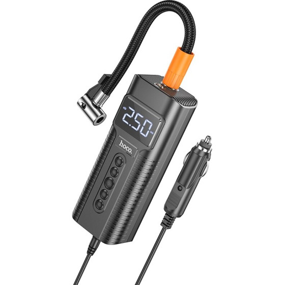 Hoco Smart Air Pump 2.5 Bar ����� ���� �� Led ������� ����������� ��� Led ���� ����� - (PH55 Roys)