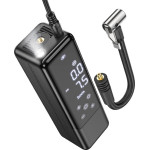 Hoco Smart Air Pump 3.5 Bar ����� ���� �� 4 ������� ����������� Led ������� ��� ���� 3� ������� ����� - (ZP5 May)