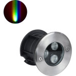 GloboStar UNDERGROUND-Fani ������� ��������� ���� ������� Led 12W 1020lm 60� Dc 24V ��������� IP68 �10 x �7.5cm Rgbw DMX512 - ���������� ������ - (S-90981)