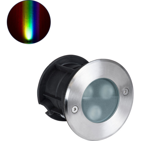 GloboStar UNDERWATER-Gune ��������� ������� ��������� ���� ������ ��� ����������� Led 12W 1020lm 60� Dc 24V ��������� IP68 �10 x �7.5cm Rgbw DMX512 - ���������� ������ - 3 Years Warranty - (90406)