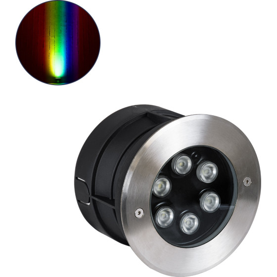 GloboStar UNDERWATER-Julia ��������� ������� ��������� ���� ������ ��� ����������� Led 6W 510lm 15� Dc 24V ��������� IP68 �15 x �10.2cm Rgbw DMX512 - ���������� ������ - 3 Years Warranty - (90567)