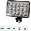 GloboStar Vehicle & Forklift Work Lights - ���� �������� ��� ������� ���������� - ����� H4 H/L Led 45W Dc 9-80V ��������� IP67 ����� ����� 6000K �20.5 x �13.5 x �6.5cm - (85420)