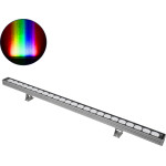 GloboStar WASHER-Javia ����� �������� Wall Washer Led 48W 3840lm 5� Dc 24V ��������� IP67 �100 x �5.2 x �3.6cm (�8.5 �� ����) ��������� Rgbw DMX512 - ���� ������� - 3 ������ ������� - (90557)
