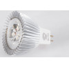 GloboStar ���� Led GU5.3 MR16 3W 260lm 30� Dc 12V IP20 �5 x �5.2cm ����� ����� 2700K - 2 ������ ������� - (76022)