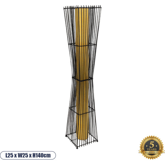 GloboStar Palma Boho ���������� ��������� ������ 2 x E27 AC220-240V IP20 - �25 x �25 x �140cm - ����� ������ ������� ������ �� ���� ������ - (02274)