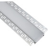 GloboStar PLASTERBOARD-Profile ������ ���������� - ���� & ������ ������� Led �� ����� ��������� ������� - ������� ����� �� ���������� - Trimless - ������ ������� - ����� - 3 ����� - ������ 5 �������� - �300 x �7.8 x �1.4cm - (70861-3M)