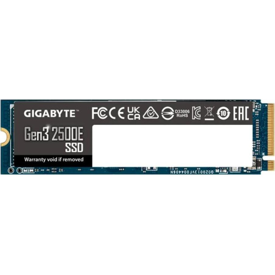 Gigabyte Gen3 2500E Ssd 500GB M.2 Nvme Pci Express 3.0 - (G325E500G)
