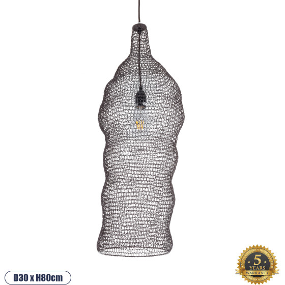 GloboStar Kentucky Vintage �������� ��������� ������ �������� 1 x E27 AC220-240V IP20 - �30 x �80cm - ������ ���� ��������� ������ - (01905)