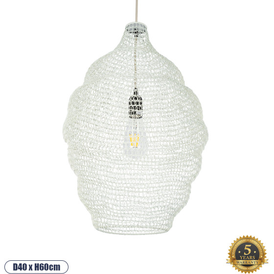 GloboStar Kentucky Vintage �������� ��������� ������ �������� 1 x E27 AC220-240V IP20 - �40 x �60cm - ���� ����� ��������� ������ - (01898)