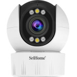 SriHome 5G Wifi Indoor Ptz Camera 5x Optical Zoom 4MP - (SH046)