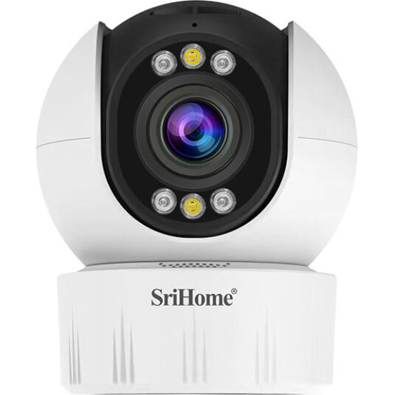 SriHome 5G Wifi Indoor Ptz Camera 5x Optical Zoom 4MP - (SH046)