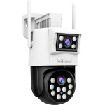 SriHome Dual Lens Panoramic Monitoring Ip Camera 2MP+2MP Hd - (SH048)