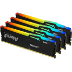 Kingston Memory Fury Beast Black Rgb DDR5, 5600MT/s, 64GB,Kit Of 4 - (KF556C40BBAK4-64)