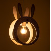 GloboStar BUNNY �������� ������� �������� ��������� ������ �������� 1 x E27 ��� PVC ������� ��������� �27.2 x �15.5 x �40cm - (61577)