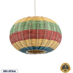 GloboStar CABALLEROS Boho �������� ��������� ������ �������� 1 x E27 AC220-240V IP20 - �40 x �25cm - ������� �� ������� ��� ���� �� ������� ������ ������� ������ - (02055)