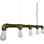 GloboStar CANAL Vintage Industrial �������� ��������� ������ �������� 5 x E27 ���������� ��������� ���� �92 x �5 x Y8cm - (01669)